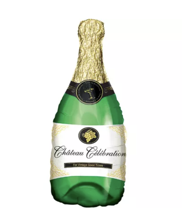 Champagne Bottle Balloon, 36in