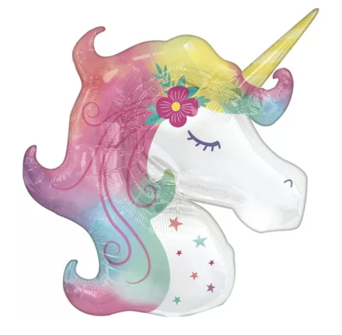 Enchanted Unicorn Foil Balloon, 33in