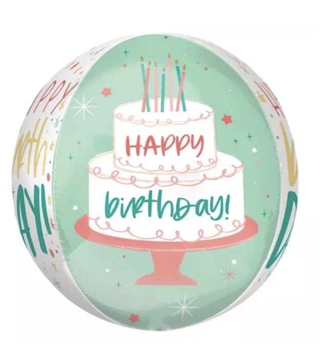 Happy Cake Day Birthday Balloon, 16in - Orbz®