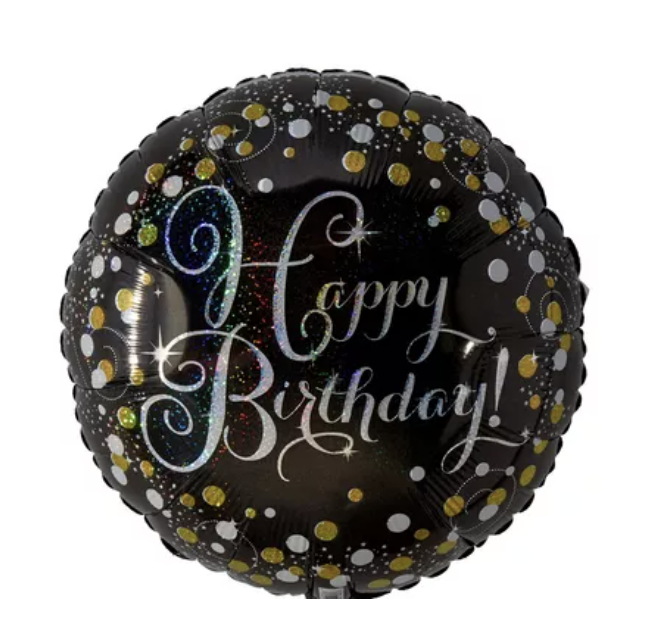 Prismatic Birthday Balloon - Sparkling Celebration